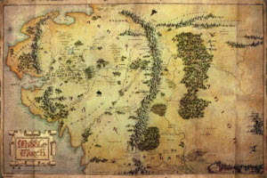 rohan lord of the rings map